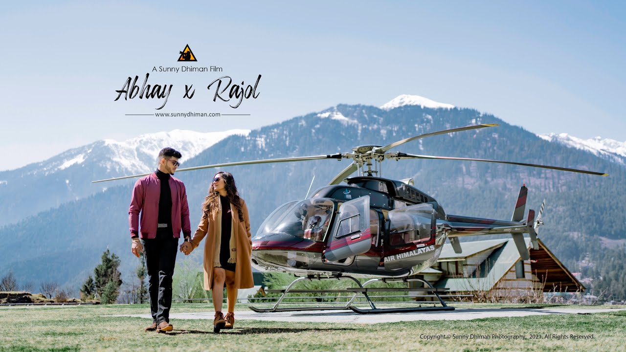 BEST PRE WEDDING FILM 2021 | MANALI | ABHAY & RAJOL | SUNNY DHIMAN PHOTOGRAPHY | INDIA